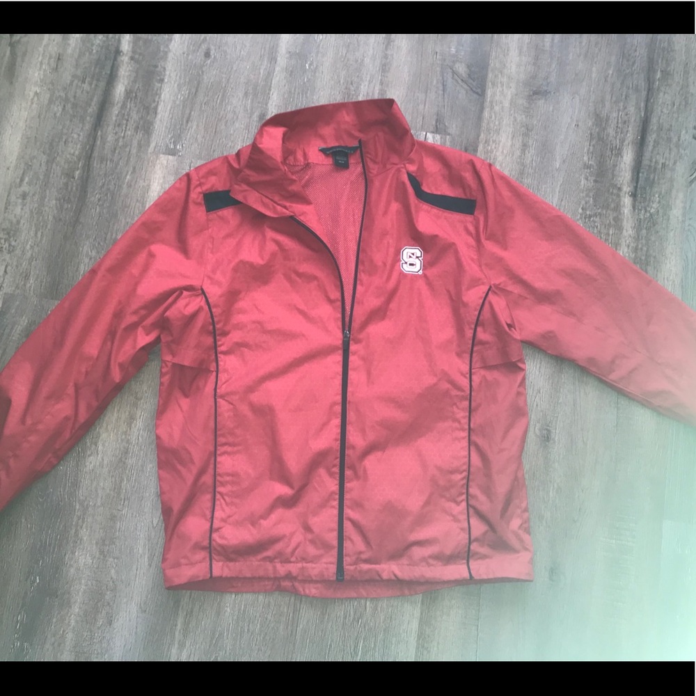 North End e.c.o NC State lightweight zip up jacket